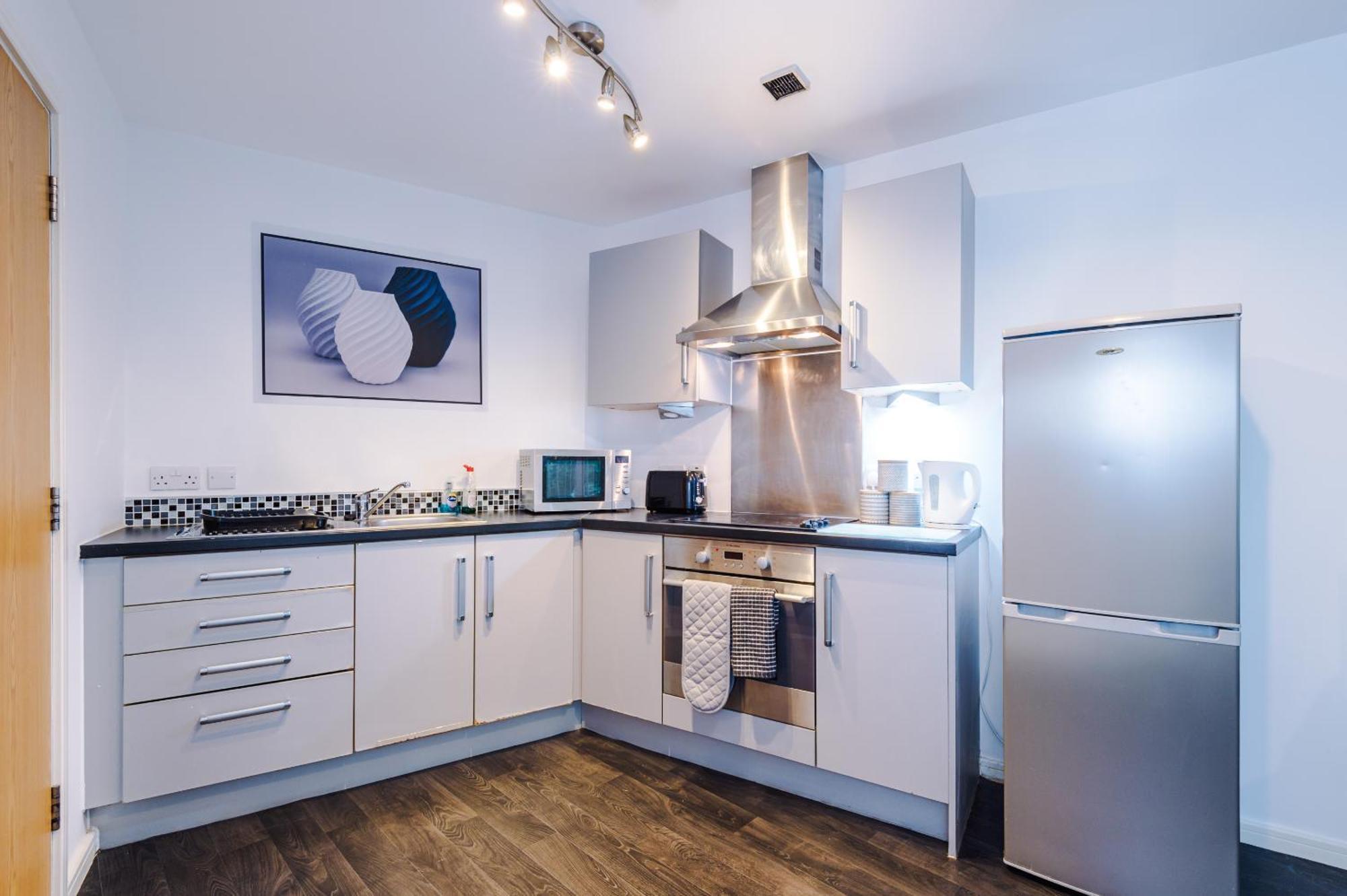 2 Bed Apartment With Balcony Private Parking Near Etihad Stadium, Coop Live Manchester Esterno foto